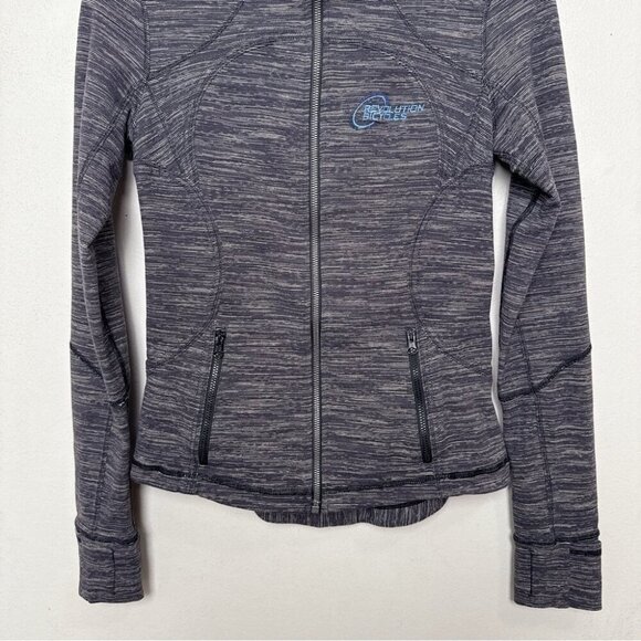 Lululemon Womens 6 Space Dye Active Track Jacket - Picture 5 of 16